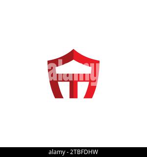 AM logo Shield. Letter AM Logo Design Stock Vector