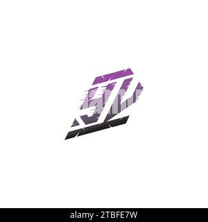 YV initial esport logo inspiration ideas for gaming team, youtube, twitch Stock Vector