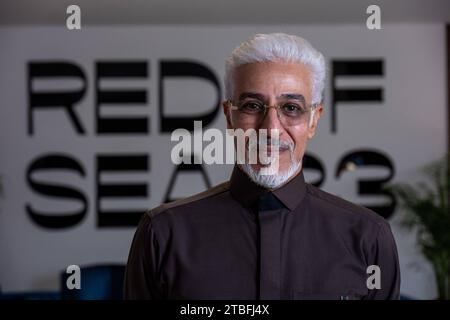Jeddah, Saudi Arabia. 05th Dec, 2023. Guest poses during a photo session at the Ritz-Carlton hotel, in Jeddah, Saudi Arabia, on December 5th, 2023, as part of the 3rd edition of Red Sea Film Festival. Photo by Balkis Press/ABACAPRESS.COM Credit: Abaca Press/Alamy Live News Stock Photo