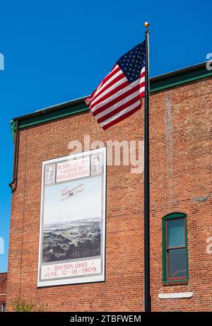 Dayton Aviation Heritage National Historical Park, Wright-Dunbar Interpretive Center and the Aviation Trail Visitor Center and Museum in Dayton, Ohio Stock Photo