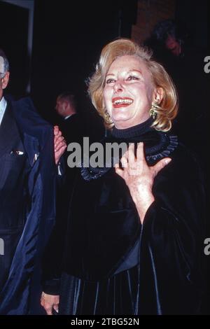 Eliette von Karajan, französische Kunstmäzenin, Witwe des Dirigenten Herbert von Karajan, circa 1995. Stock Photo