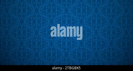 Vector illustration abstract blue backgrounds with lines Seamless geometric patterns for textile wallpaper, books cover, Digital interfaces, prints Stock Vector