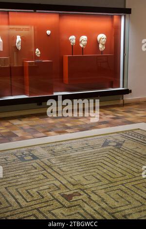 Roman artifacts at the Monographic Museum in Conímbriga, Portugal, Europe Stock Photo