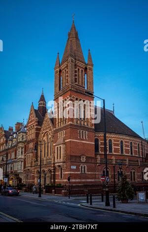 Ukrainian Catholic Cathedral Duke St London. AKA Ukrainian Catholic Cathedral of the Holy Family in Exile.Opened 1891, architect Alfred Waterhouse. Stock Photo