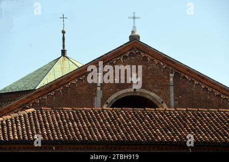 Milano Italy - Basilica Sant'Ambrogio Stock Photo