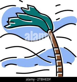 hurricane break color icon vector illustration Stock Vector Image & Art ...