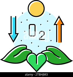 photosynthesis biochemistry color icon vector illustration Stock Vector ...