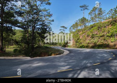 November 17, 2022: panoramic view of Da Lat city, Lam Dong province, Vietnam Stock Photo