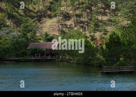 November 17, 2022: panoramic view of Da Lat city, Lam Dong province, Vietnam Stock Photo