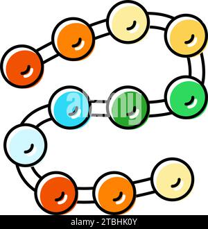 protein synthesis biochemistry color icon vector illustration Stock ...