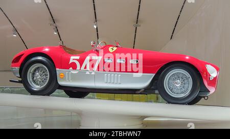 MODENA, ITALY-JULY 21, 2017: 1953 Ferrari 340 MM Vignale (Mille Miglia) Stock Photo
