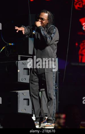 Miami, USA. 03rd Dec, 2023. MIAMI, FLORIDA - DECEMBER 03: Rapper T.I performs live on stage during 'Miami R&B Music Experience' concert at Kaseya Center on December 03, 2023 in Miami, Florida. (Photo by JL/Sipa USA) Credit: Sipa USA/Alamy Live News Stock Photo