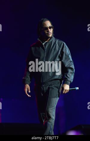 Miami, USA. 03rd Dec, 2023. MIAMI, FLORIDA - DECEMBER 03: Rapper T.I performs live on stage during 'Miami R&B Music Experience' concert at Kaseya Center on December 03, 2023 in Miami, Florida. (Photo by JL/Sipa USA) Credit: Sipa USA/Alamy Live News Stock Photo