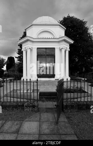 Robert Burns Mausoleum in St Michael’s and South Parish Church, Dumfries town, Dumfries and Galloway, Scotland, UK Stock Photo