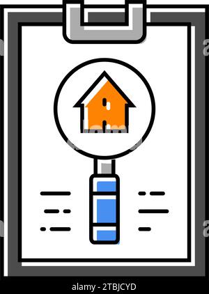 building inspection civil engineer color icon vector illustration Stock ...