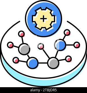 tissue engineering biomedical color icon vector illustration Stock ...