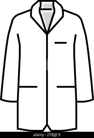 lab coat engineer color icon vector illustration Stock Vector Image ...