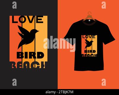 Modern and creative t shirt design with summer season Stock Vector