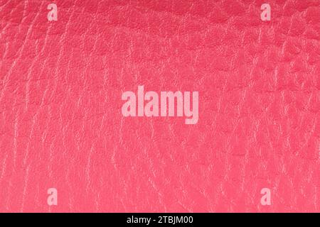 Pink leather texture closeup detailed background. Stock Photo