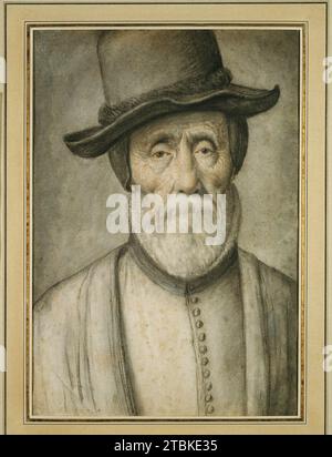 Portrait of an Old Man, c. 1600. Stock Photo