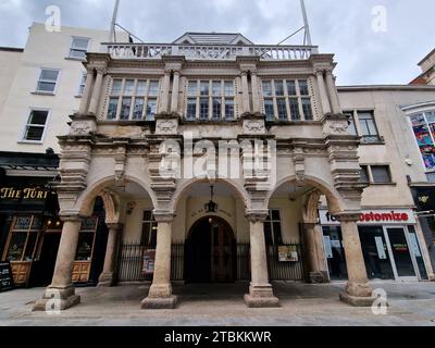 Exeter's Guildhall is a historic civic center, featuring remarkable architecture and serving as a hub for community events and local governance, and i Stock Photo