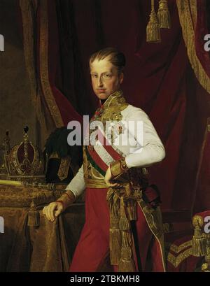 Emperor Ferdinand I of Austria, 1839. Stock Photo