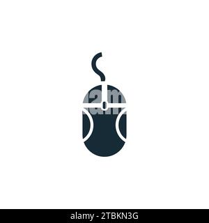 Computer Mouse Icon Design Template Elements Stock Vector