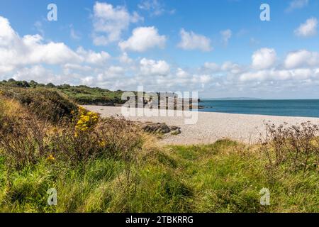 Pebble beach, Penmon, Anglesey, Gwynedd, Wales Stock Photo