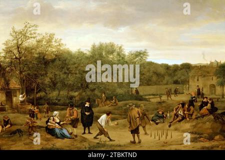 'Jan Havickszoon Steen (c. 1626 ? buried 3 February 1679) was a Dutch Golden Age painter, one of the leading genre painters of the 17th century.' Stock Photo