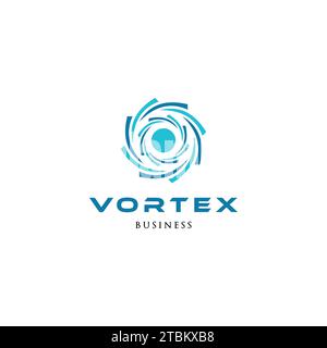 Vortex icon logo design inspiration Stock Vector