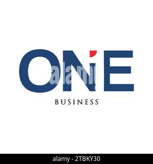 Number One or Number 1 Icon Logo Design Template Stock Vector
