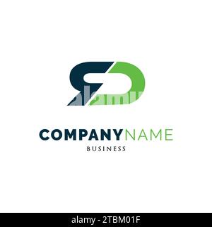 Initial Letter RD Icon Logo Design Template Stock Vector
