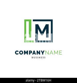 Initial Letter IM Icon Logo Design Template Stock Vector