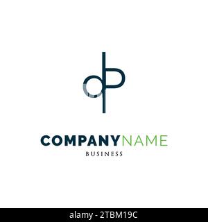 Initial Letter DP House Icon Logo Design Template Stock Vector