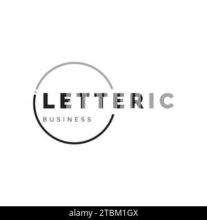 Initial letter IC icon logo design inspiration Stock Vector