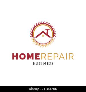 Home Service or Repair Icon Logo Design Template Stock Vector
