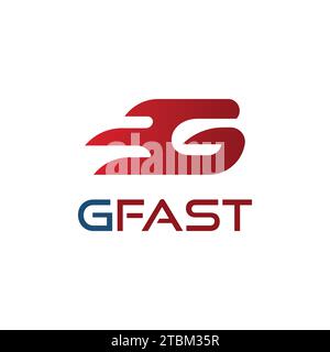 Initial letter G speed logo design inspiration Stock Vector