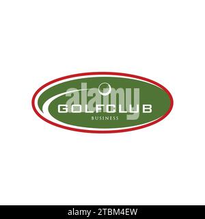 Golf Club Icon Logo Design Template Stock Vector