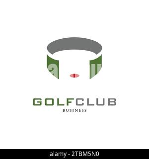 Golf Club Icon Logo Design Template Stock Vector