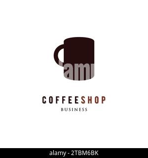 Coffee Shop Icon Logo Design Template Stock Vector