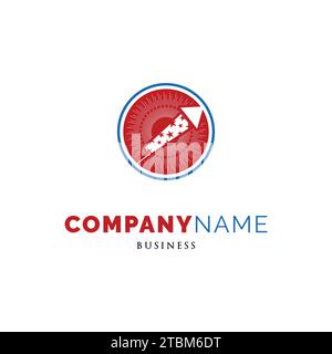 Fireworks Rocket Icon Logo Design Template Stock Vector