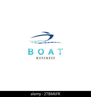 Boat ship icon logo design inspiration Stock Vector