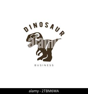 Dinosaur Icon Logo Design Template Stock Vector