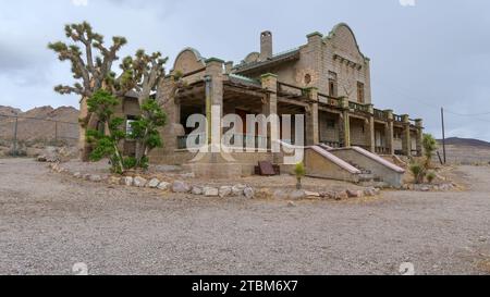 The Rhyolite Ghost Town, Nevada Stock Photo