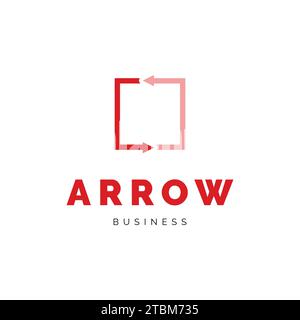 Arrow Exchange Icon Logo Design Template Stock Vector
