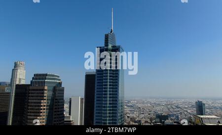 Stock drone photos of Los Angeles California Stock Photo