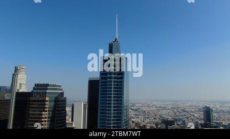 Stock drone photos of Los Angeles California Stock Photo