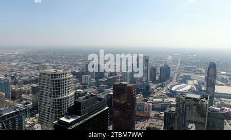 Stock drone photos of Los Angeles California Stock Photo