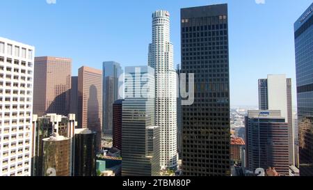 Stock drone photos of Los Angeles California Stock Photo