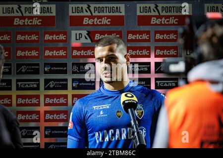 Ricardo Velho during Liga Portugal 23/24 game between SC Farense and Vitoria SC, Estadio de Sao Luis, Faro, Portugal. (Maciej Rogowski) Stock Photo